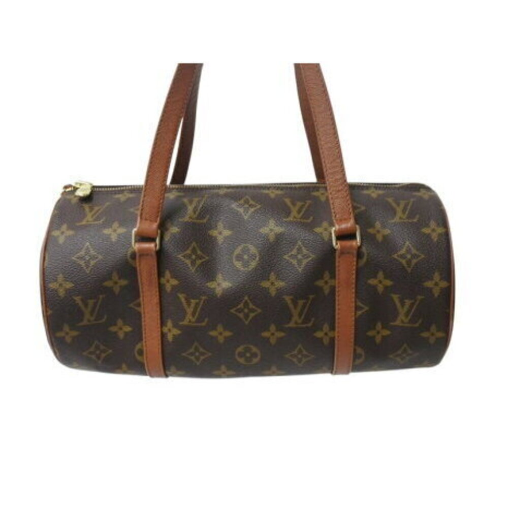 Louis Vuitton Papillon Monogram Canvas Handbag Cylindrical Brown - Picture 3 of 8